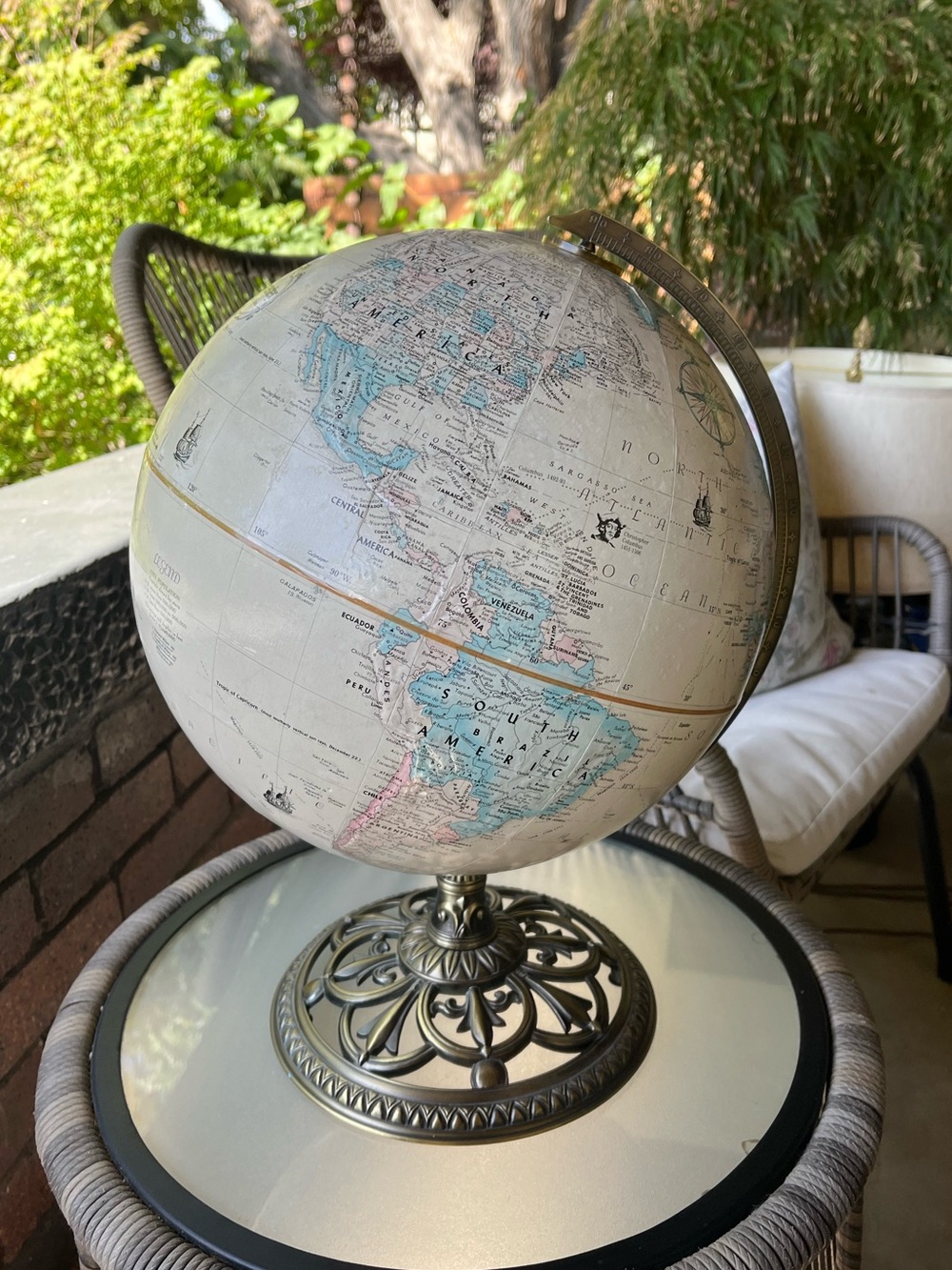 🆕 Listing! Vintage | 'Globemaster' 12" Globe